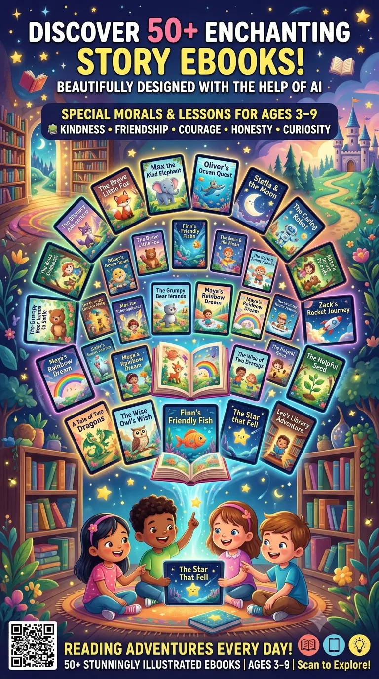 The Ultimate AI Storybook Collection – 40+ Beautifully Illustrated Children's Ebooks